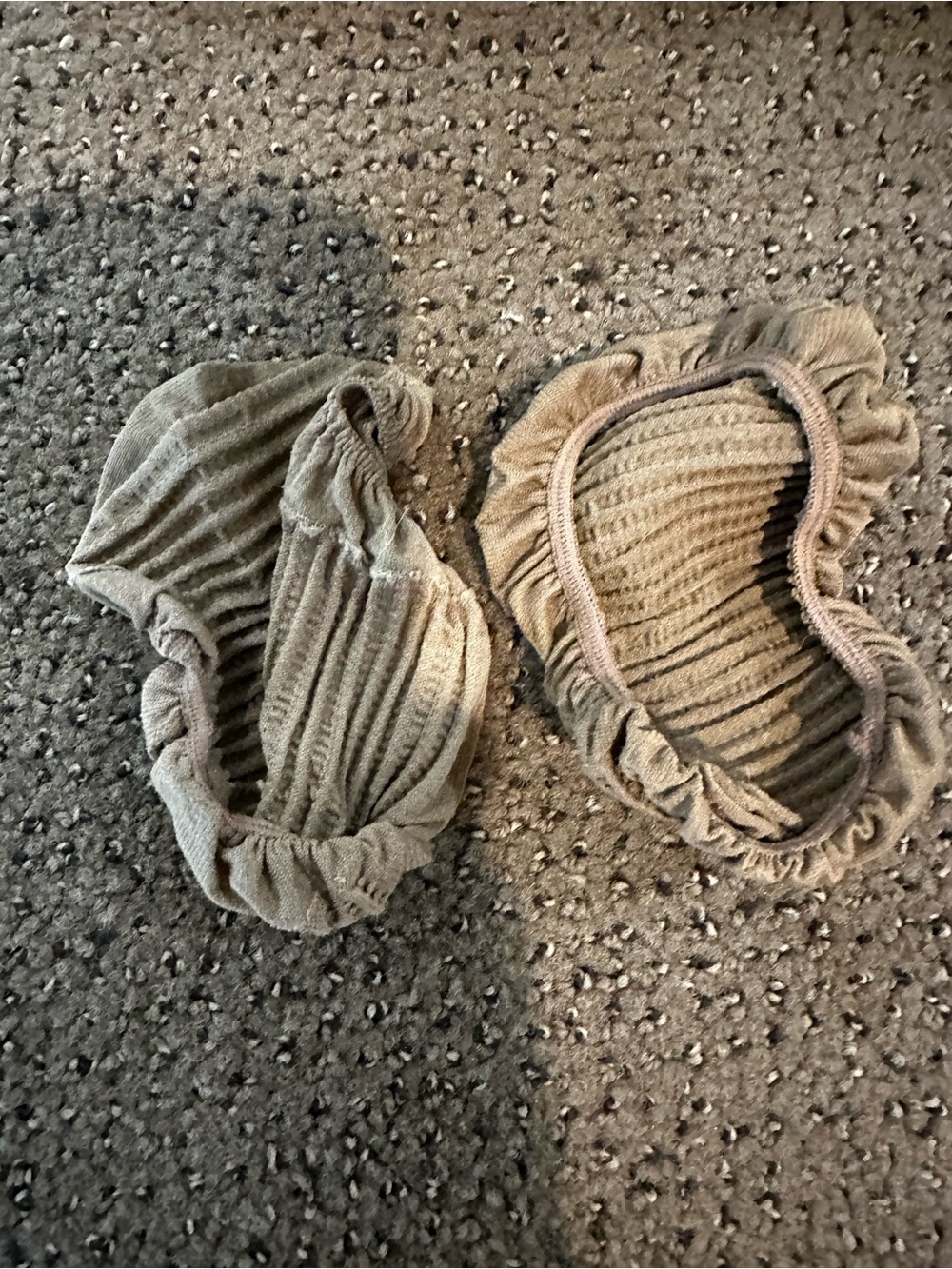 Calvin Klein Beige no-show nylon slip on socks liners
